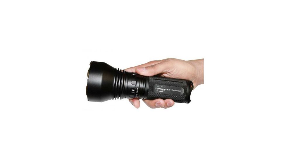 PowerTac Thunderbolt LED Flashlight 1150 Lumens, Black POWERTAC-THUNDERBOLT
