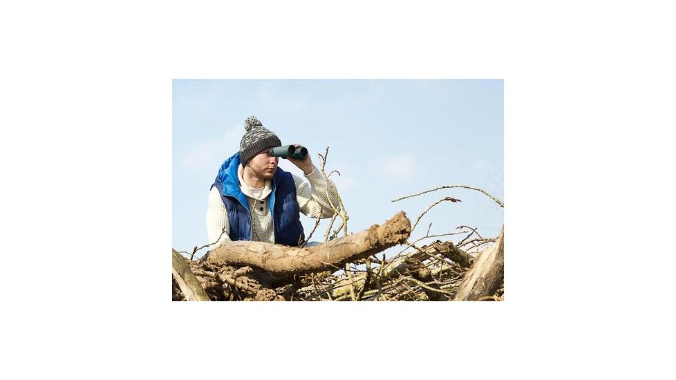 Praktica Rival Binoculars, 8x42mm, Roof Prism, Green, MHRL842G