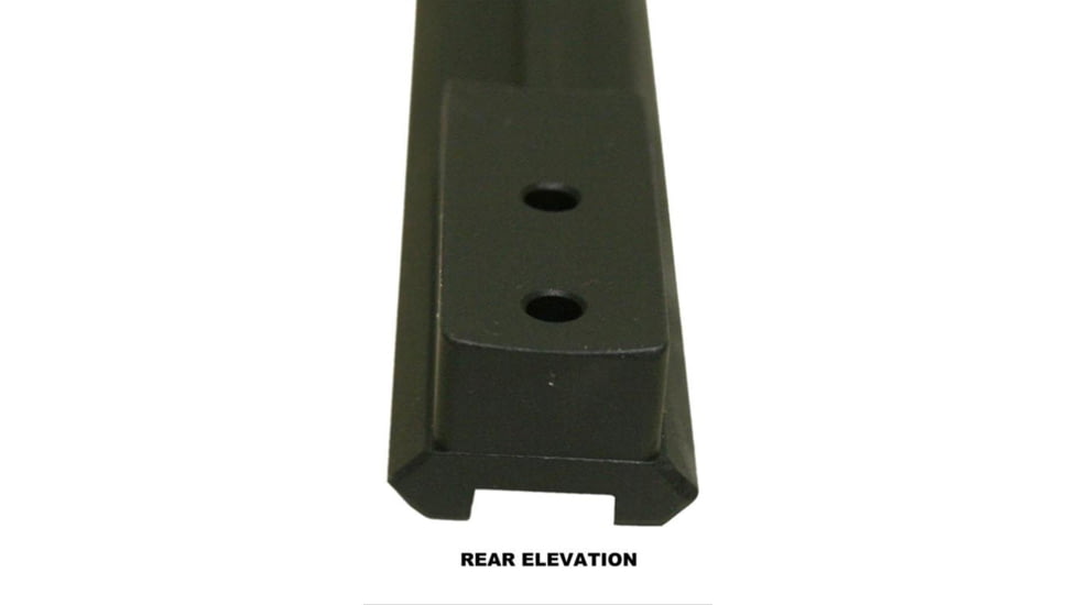 Precision Reflex Remington 700 L.A. 7in Alum. Base, Full 1913 Rail and 15MOA, Black, 02-217-07A