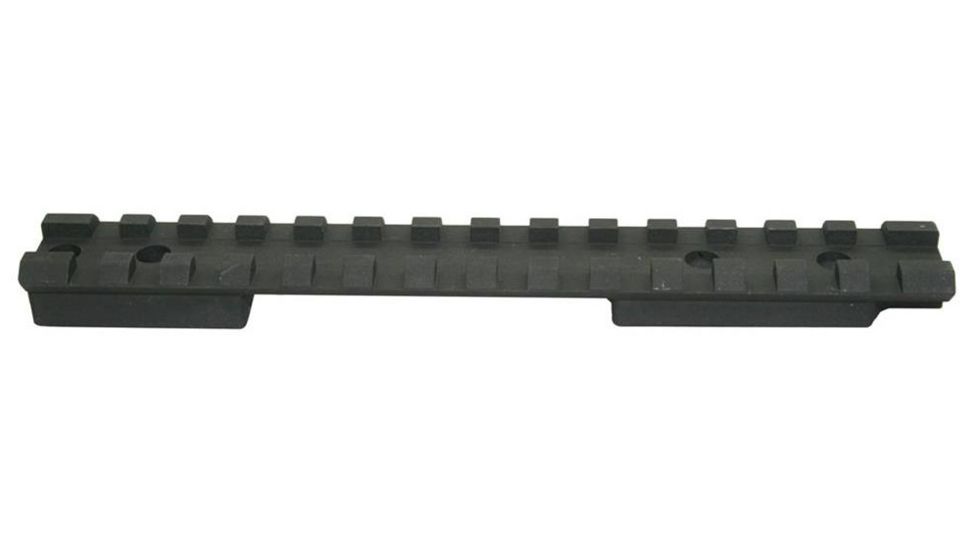 Precision Reflex Remington 700 S.A. Military 6in Steel Base, Full 1913 Rail w/ 6-48 screws, Black, 02-216-06