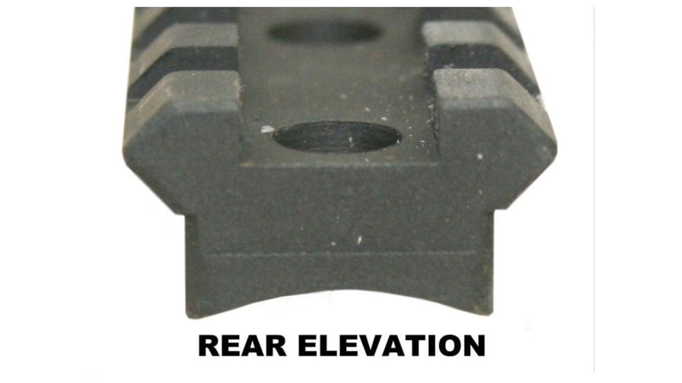 Precision Reflex Savage Accu Trigger S.A. 7in, Full 1913 Railed Base, Black, 02-176-05