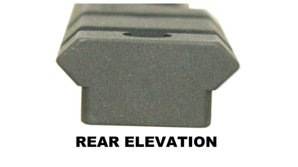 Precision Reflex Savage S.A. 7in Steel Base, Black, 02-176-01