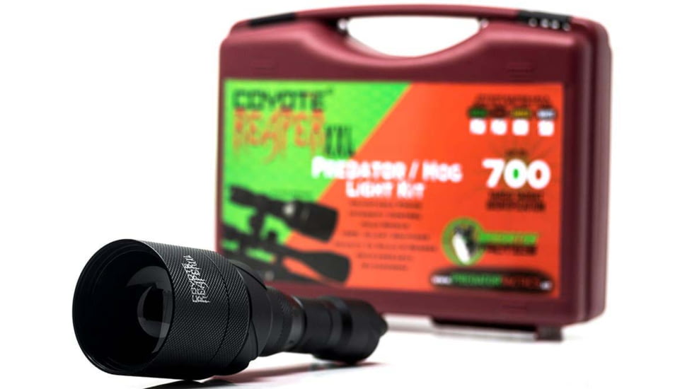Predator Tactics Coyote Reaper XXL Rifle Kit, Lithium ION, Double LED, Green/Red, 97436