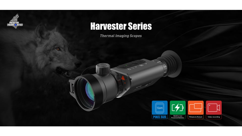 Predator Thermal Optics Harvester 3-24x35mm Imagine Rifle Scope