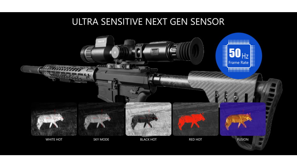 Predator Thermal Optics Sniper LRF 4-24x50mm Imaging Rifle Scope