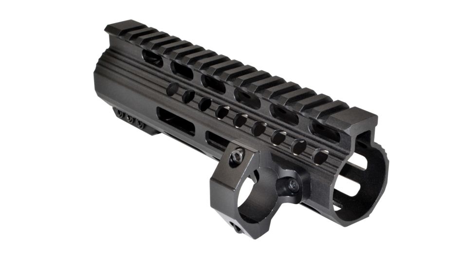 Presma Accessory Scope Ring for M-LOK Slots, 1in Tube, Aluminum, Black ML-25L2