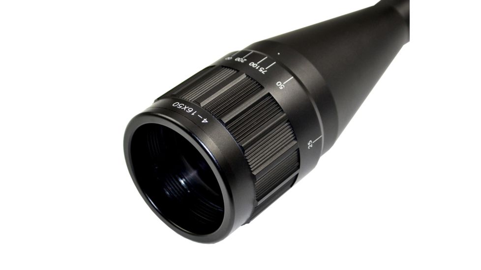 Presma Eagle Series 4-16X50 Precision Rifle Scope, Front Adjustable Objective, Black PREA041