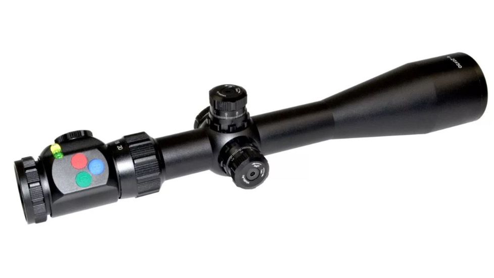 Presma Hawk Series 4-20X50 Precision Scope, RGB RXR Glass Reticle, Black, PRHA051