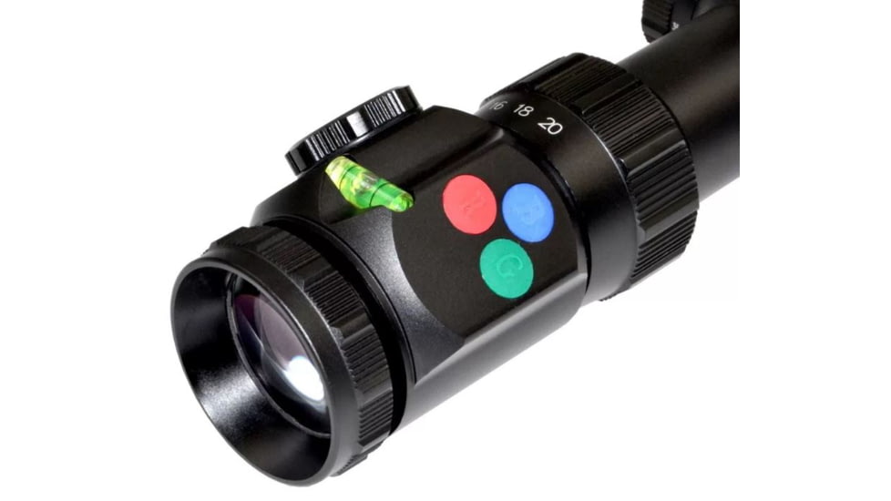 Presma Hawk Series 4-20X50 Precision Scope, RGB RXR Glass Reticle, Black, PRHA051