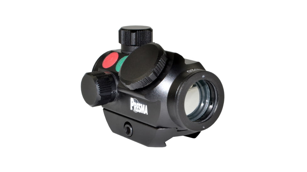 Presma Red Hawk Series Compact Reflex Red/Green Dot Scope, Black, PRRH011