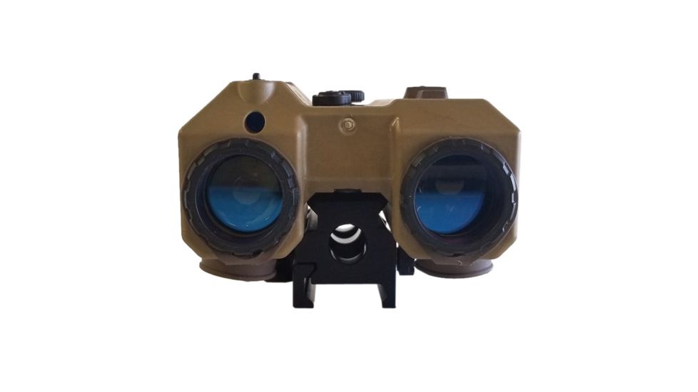 PRG Defense Wilcox RAPTAR ES Rapid Targeting Module, Class 1 .7 mW IR Laser &amp; Red Laser/IR Flood/1500 yard Laser Range Finder, Black 503WILRAPTARE1