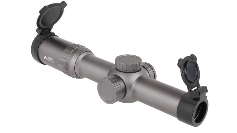 Open Box Demo, Primary Arms SLx 1-6X24mm SFP Gen III Scope with Patented ACSS 300BLK/ 7.62X39 Reticle, Wolf Grey, PA1-6X24SFP-ACSS-300BO-WG