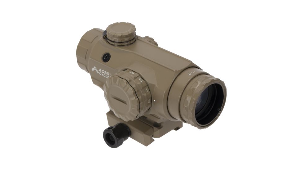 Primary Arms SLx Compact 1x20 Prism Scope with ACSS Cyclops Reticle, FDE PAC1X-ACSS-CYCLOPS-FDE