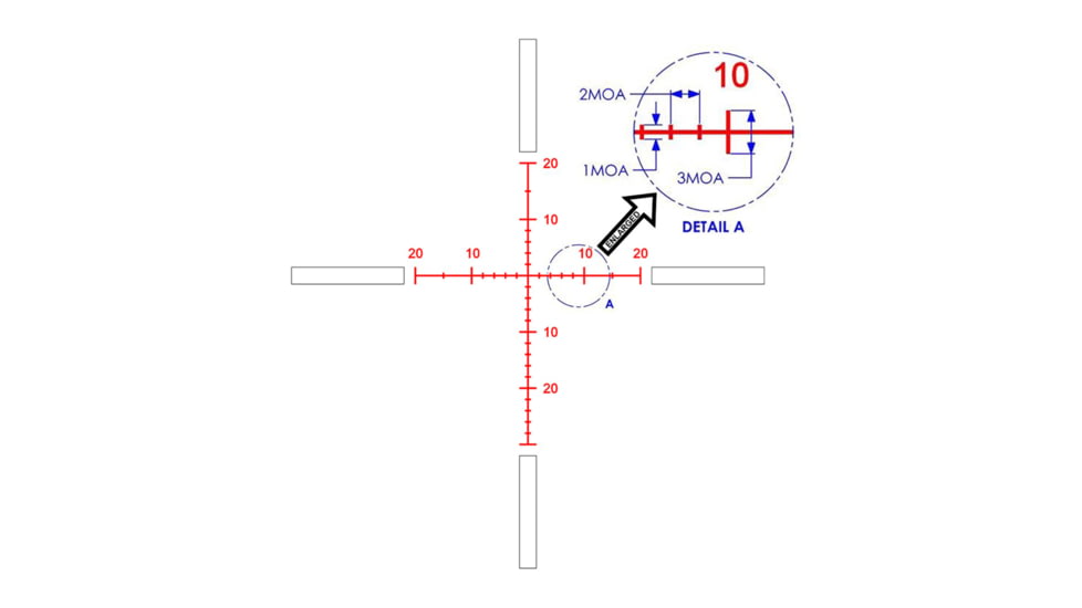 Open Box Demo, Primary Arms SLx 4-14x44 FFP scope, Arc-2-MOA Reticle, Black, PA4-14X44FFP-ARC-2-MOA