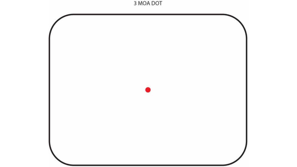 USED Primary Arms Classic Series Micro Reflex Sight Dot, 21mm, 3 MOA Dot Reticle, Black, 810035, EDEMO3, Condition Parts Only/Salvage, Defective
