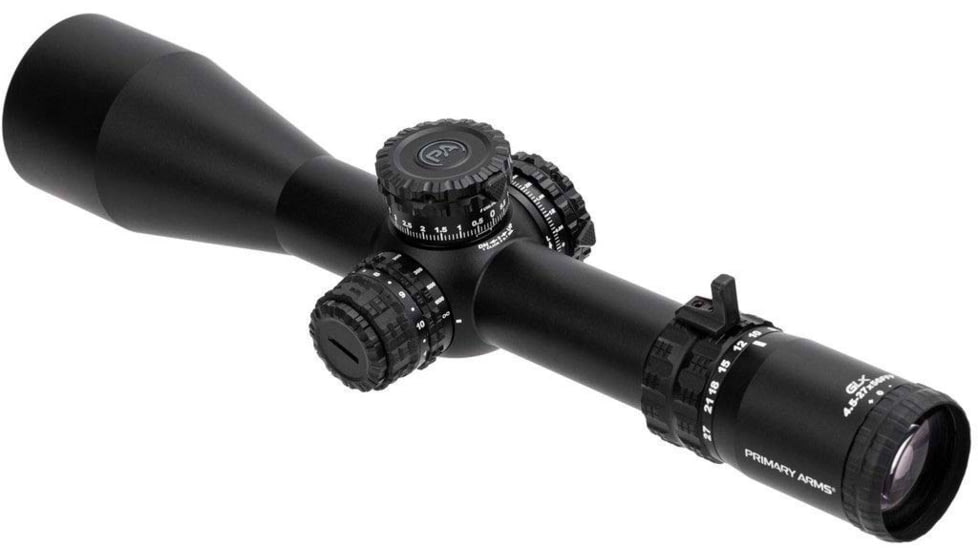Primary Arms GLx 4.5-27x56mm Rifle Scope, 34mm Tube, First Focal Plane, ACSS Athena BPR MIL, Black, 610167