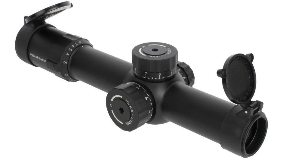 Primary Arms Platinum Series 1-8X24mm FFP Rifle Scope - Illuminated ACSS Griffin MIL Reticle, Black, PAPLX8-1-8X24F-GRIF-MIL