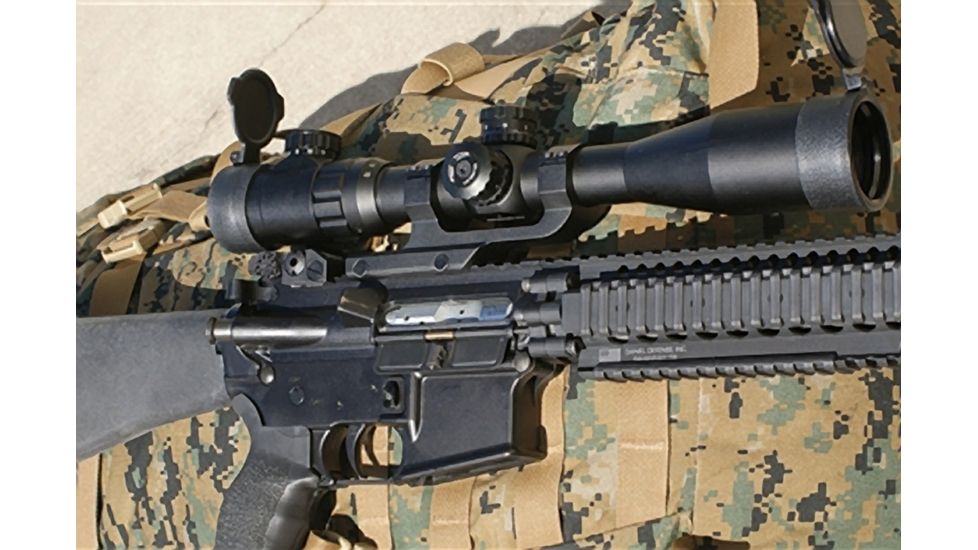 DEMO, Primary Arms Classic 4-16X44mm Rifle Scope - Illuminated Mil Dot Scope, Black PA416X