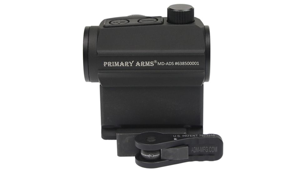 Primary Arms SLx Micro Dot w/ Push Buttons, 50K-Hour Battery Life, Black MD-ADS