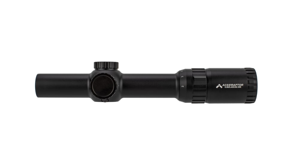 Primary Arms SLx 1-5x24mm FFP Rifle Scope, 30mm, Illuminated ACSS-RAPTOR-5.56/.308 Reticle, Black, 610134