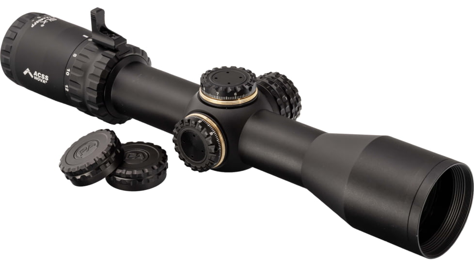 Primary Arms SLx 2-12x40mm Tube Rifle Scope, Second Focal Plane, ACSS Nova Reticle, Black, 610217