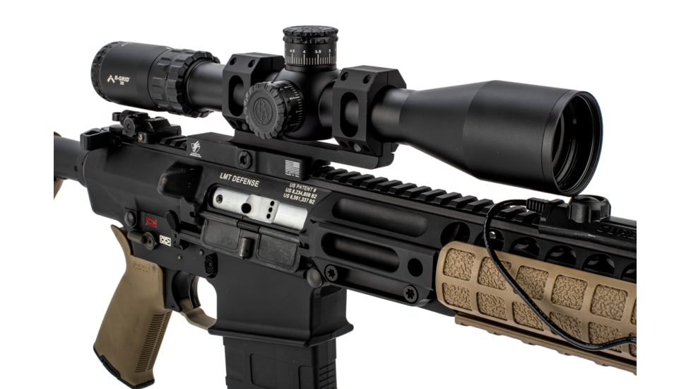 Primary Arms SLX 4-16x44mm Rifle Scope, Illuminated R-Grid 2B Reticle, FFP, Black, 610122