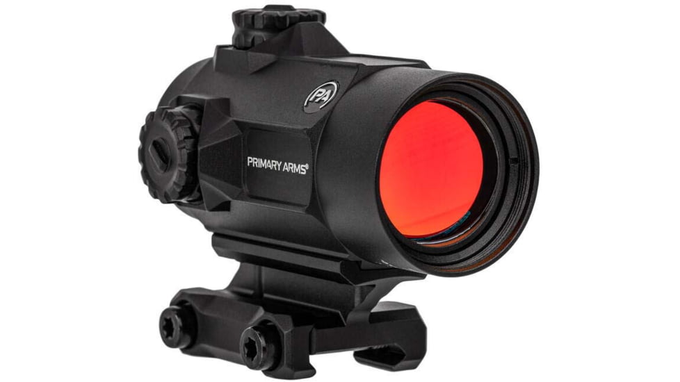 Primary Arms SLx MD-25 Rotary Knob 25mm Microdot Reflex Sight, 2 MOA Red Dot, Black, 810032