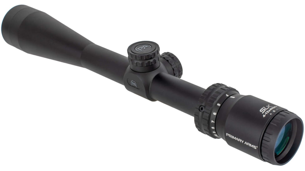 Primary Arms The SLx Hunting 4-12x40mm Rifle Scope, 1 inch Tube, 1/4 MOA, Second Focal Plane, Duplex, Black, 610173