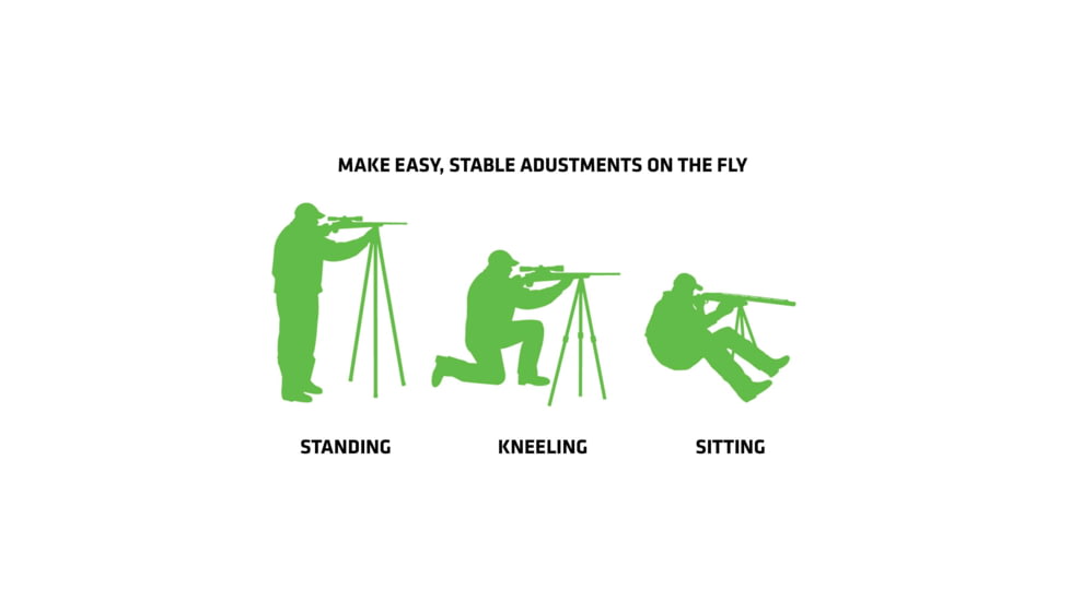 Primos Hunting Pole Cat Tall Tripod Shooting Stick, Clam, 65484