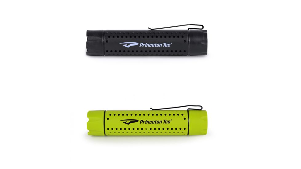 Princeton Tec Tac 2 Flashlight, Black, Green