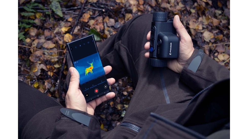 Pulsar 2-8x Axion 2 LRF XQ35 Thermal Monocular, Black, PL77479