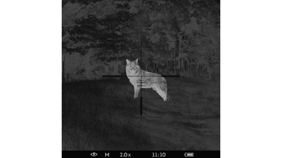 OpticsPlanet Exclusive Refurbished, Pulsar Core RXQ30L 1.6-6.4x22mm Thermal Imaging Rifle Scope, PL76483Q