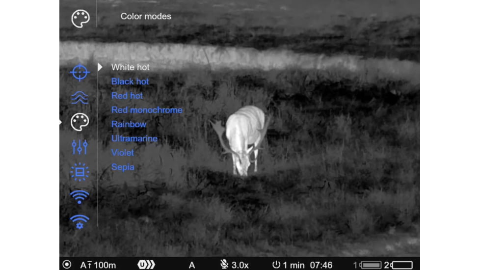 Pulsar Thermion 2 LRF XG50 Thermal Riflescope, 3-24x, 640x480 Sensor Resolution, 50hz, Multiple Reticle, Black PL76554