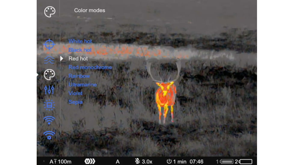 Pulsar Thermion 2 LRF XG50 Thermal Riflescope, 3-24x, 640x480 Sensor Resolution, 50hz, Multiple Reticle, Black PL76554