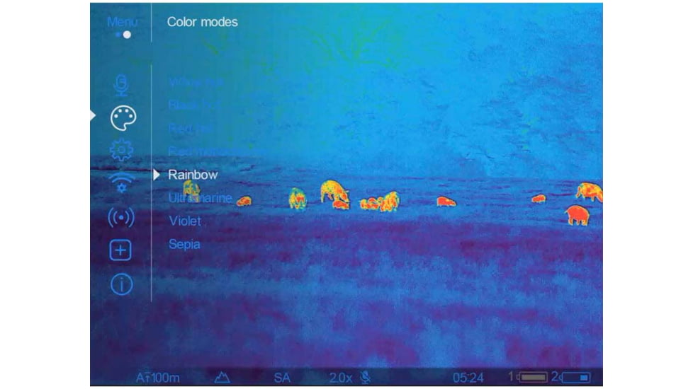 Pulsar Thermion 2 XQ38 Thermal Rifle Scope, 2.5-10x, 10 Reticle Options, PL76545