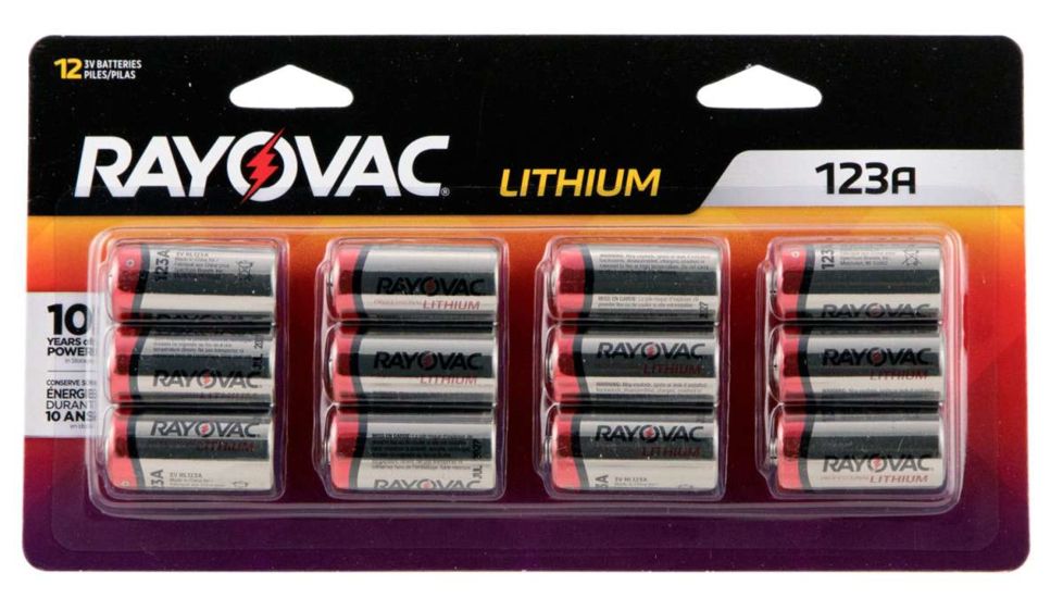 RAY RL123A-12G 3V LITH BTRY #CR123 12PK RL123A12G