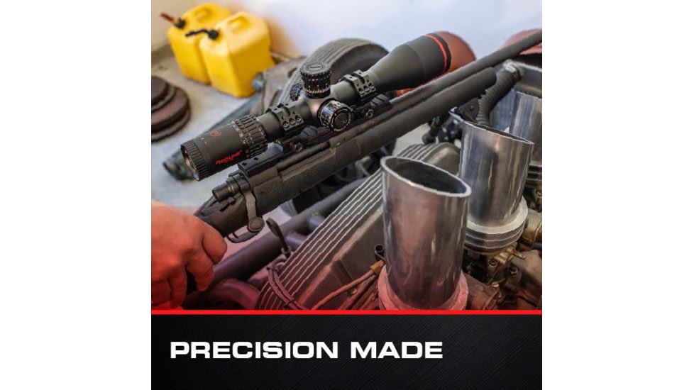 Red-Line Optics F4U Corsair II 5-30x56mm Rifle Scope, 34mm Tube, First Focal Plane, Zero Stop, Illuminated Tactical/Hunting Reticle, Black/Red, O2-Z846-JLNG