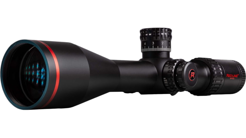 Red-Line Optics F4U Corsair II 5-30x56mm Rifle Scope, 34mm Tube, First Focal Plane, Zero Stop, Illuminated Tactical/Hunting Reticle, Black/Red, O2-Z846-JLNG