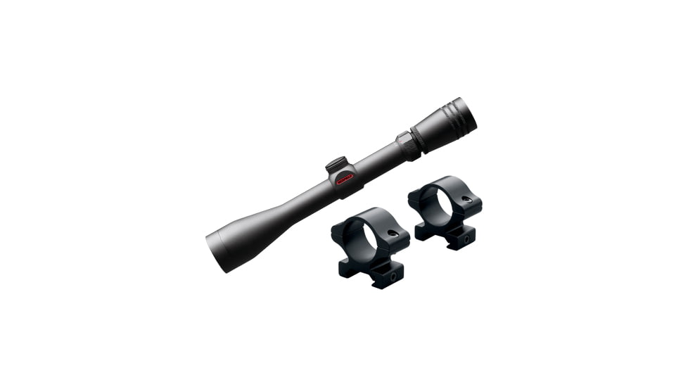 Redfield Revolution 3-9x40mm Long Action Rifle Scope,Matte,Black,4 Plex Reticle w/Rifleman Rings 119740