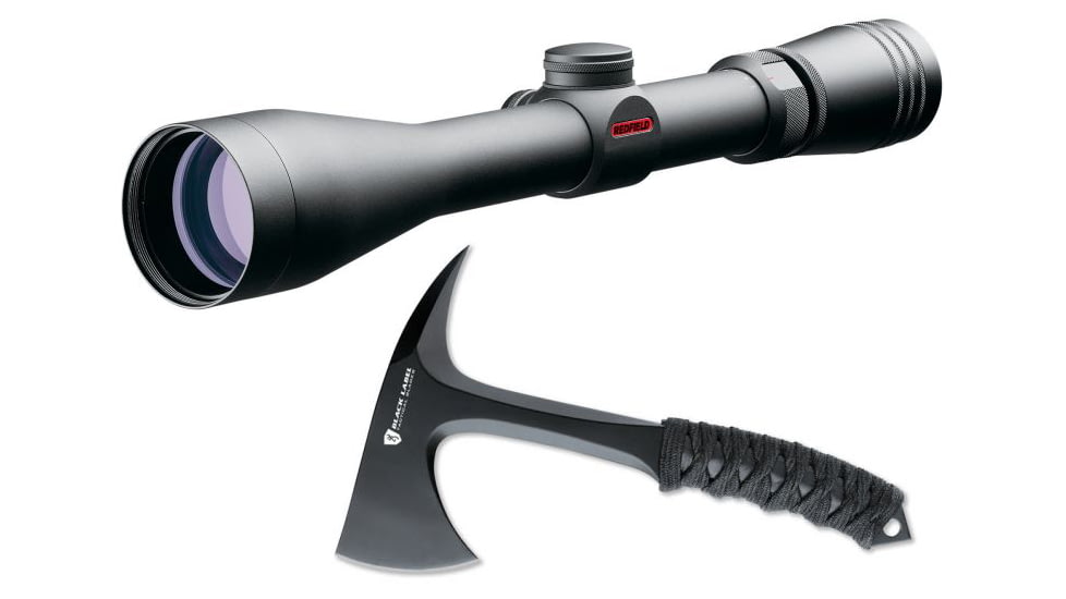 Redfield Revolution 3-9x50mm Matte Accu-Range Rifle Scope w/ Browning 110BL Black Label Shock N' Awe Tomahawk 320110BL