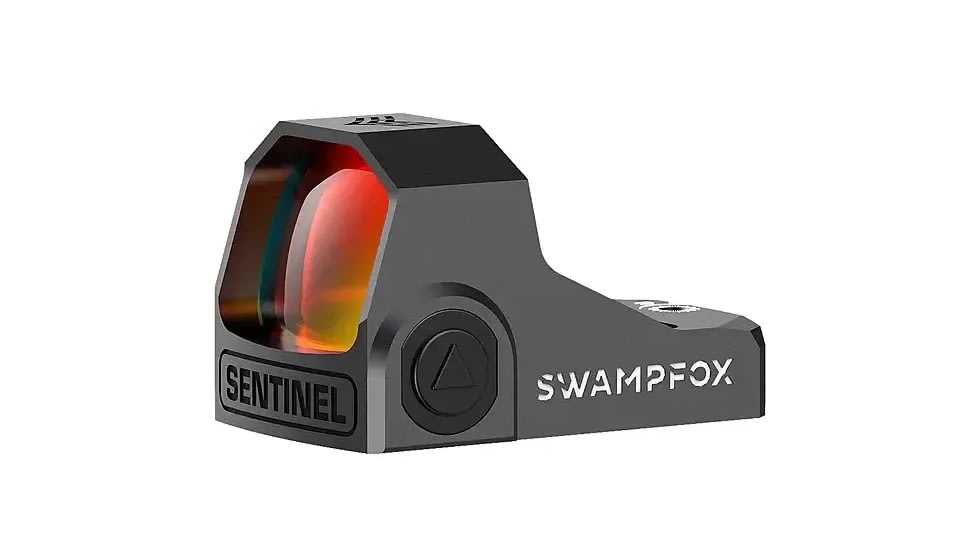 Refurbished, OpticsPlanet Exclusive Swampfox Sentinel Ultra Compact Micro Red Dot Sight 1x16mm, 3 MOA Red Dot Reticle, Manual Brightness, Black, SNL00116-RDM