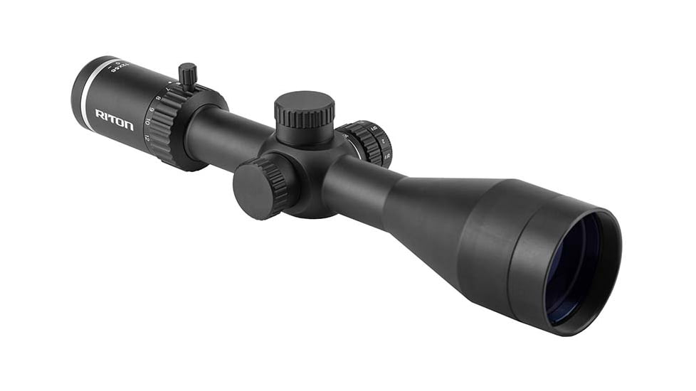 Riton Optics The 3 Primal 3-12x56mm Rifle Scope, 1.18 inch Tube, 1/4 MOA, Second Focal Plane, Black, 3P312ASI