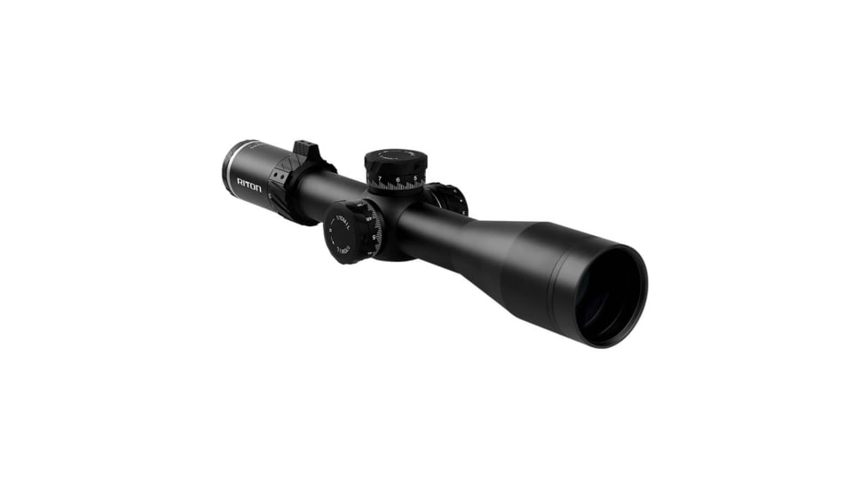 Riton Optics 7 Conquer 3-18x50mm Rifle Scope, 34mm Tube, First Focal Plane, PSR Illuminated, Mil Rad, Black, 7C318LFI23