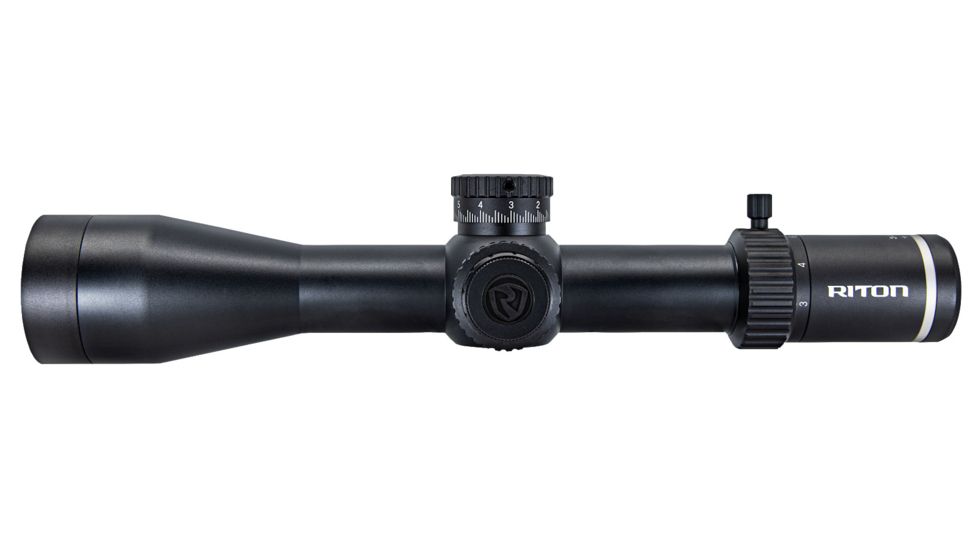 Riton Optics X7 Conquer Rifle Scope, 3-18x50mm, 34mm Tube, First Focal Plane, T3 Reticle, Anodized, Black, Red, 7C318LFI