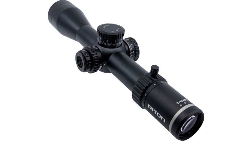 Riton Optics X7 Conquer Rifle Scope, 3-18x50mm, 34mm Tube, First Focal Plane, T3 Reticle, Anodized, Black, Red, 7C318LFI