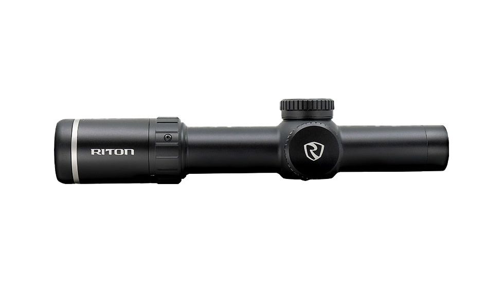 Riton RT-S Mod 7 1-8x28 Rifle Scope, 34mm, Tactical Mod 1 Illuminated Reticle, Black, RT-S Mod 7 1-8x28IR-T FFP