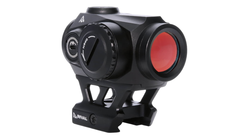 Rival Arms X2 Reflex Red Dot Sight, 2 MOA Red Dot Reticle, 22mm, Black, RA-RA8122BN