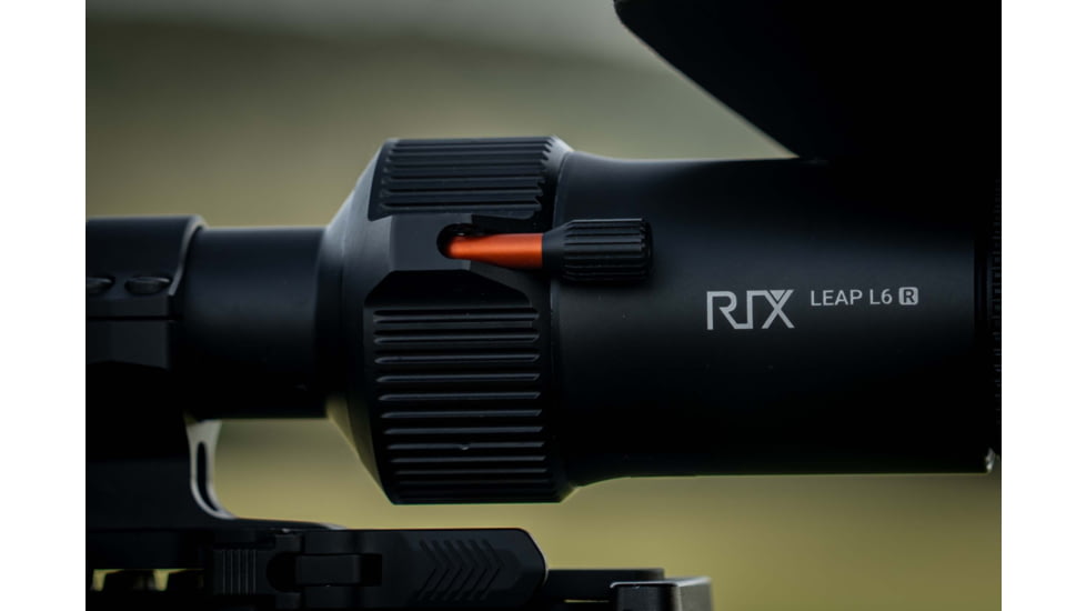 RIX Leap L6R 2.8-8.4x50mm 30mm Tube Thermal Imaging Rifle Scope, 50 Hz, 640x480, Black, RIX LEAP L6R