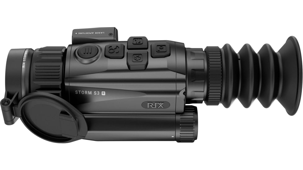 RIX STORM S3R 3.5x35mm Thermal Rifle Scope, 50 Hz, 384x288, Black, RIX STORM S3 R