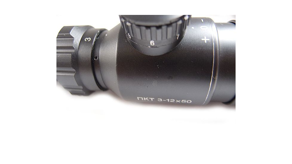 ROS Optics CTS 3-12x50mm Multipurpose Collimator Rifle Scope w/ Illuminated Reticle, Black, GSCTS31250
